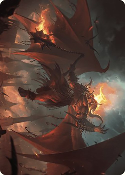 Rakdos, Patron of Chaos Art Card (22/49) [Murders at Karlov Manor Art Series] | Cracking-Singles