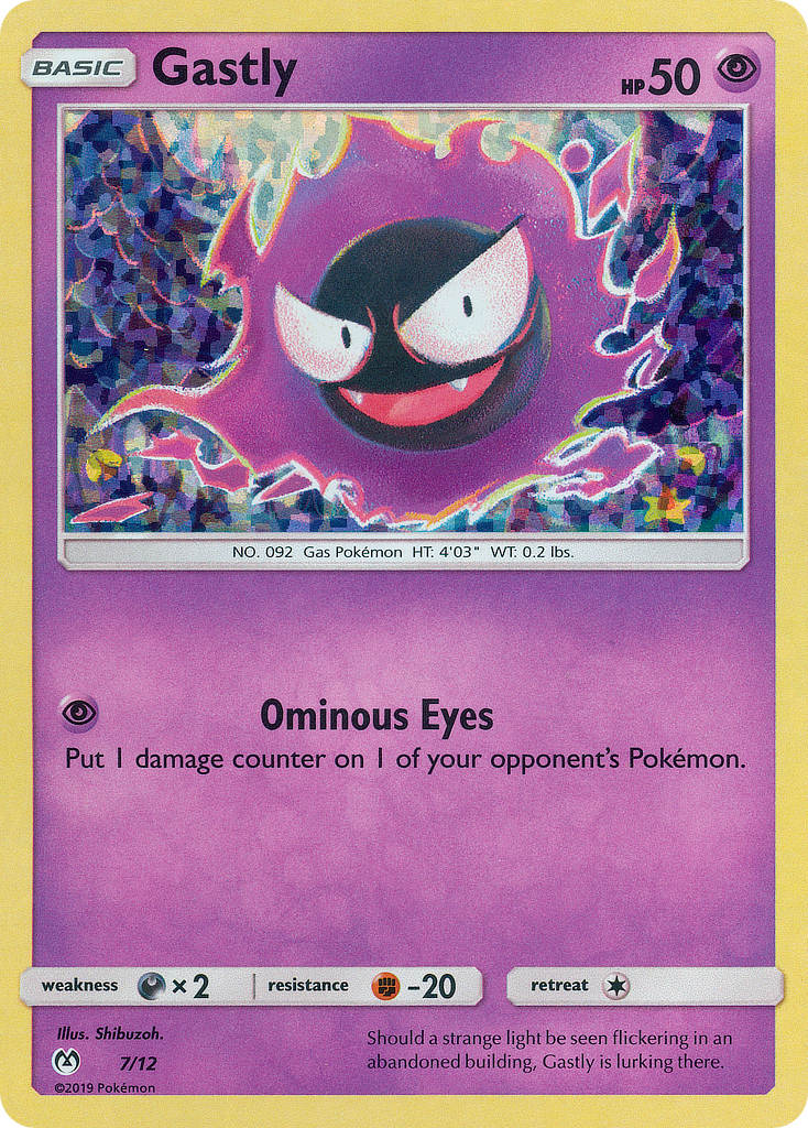 Gastly (7/12) [McDonald's Promos: 2019 Collection] | Cracking-Singles