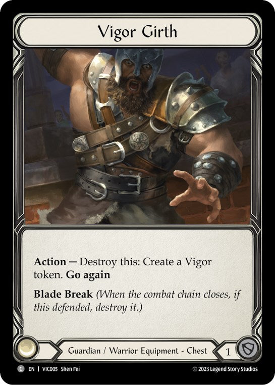 Vigor Girth [VIC005] (Heavy Hitters Victor Blitz Deck) | Cracking-Singles