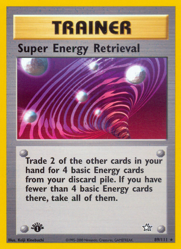 Super Energy Retrieval (89/111) [Neo Genesis 1st Edition] | Cracking-Singles