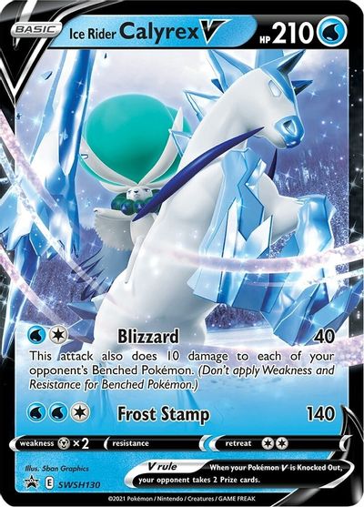 Ice Rider Calyrex V (SWSH130) [Sword & Shield: Black Star Promos] | Cracking-Singles