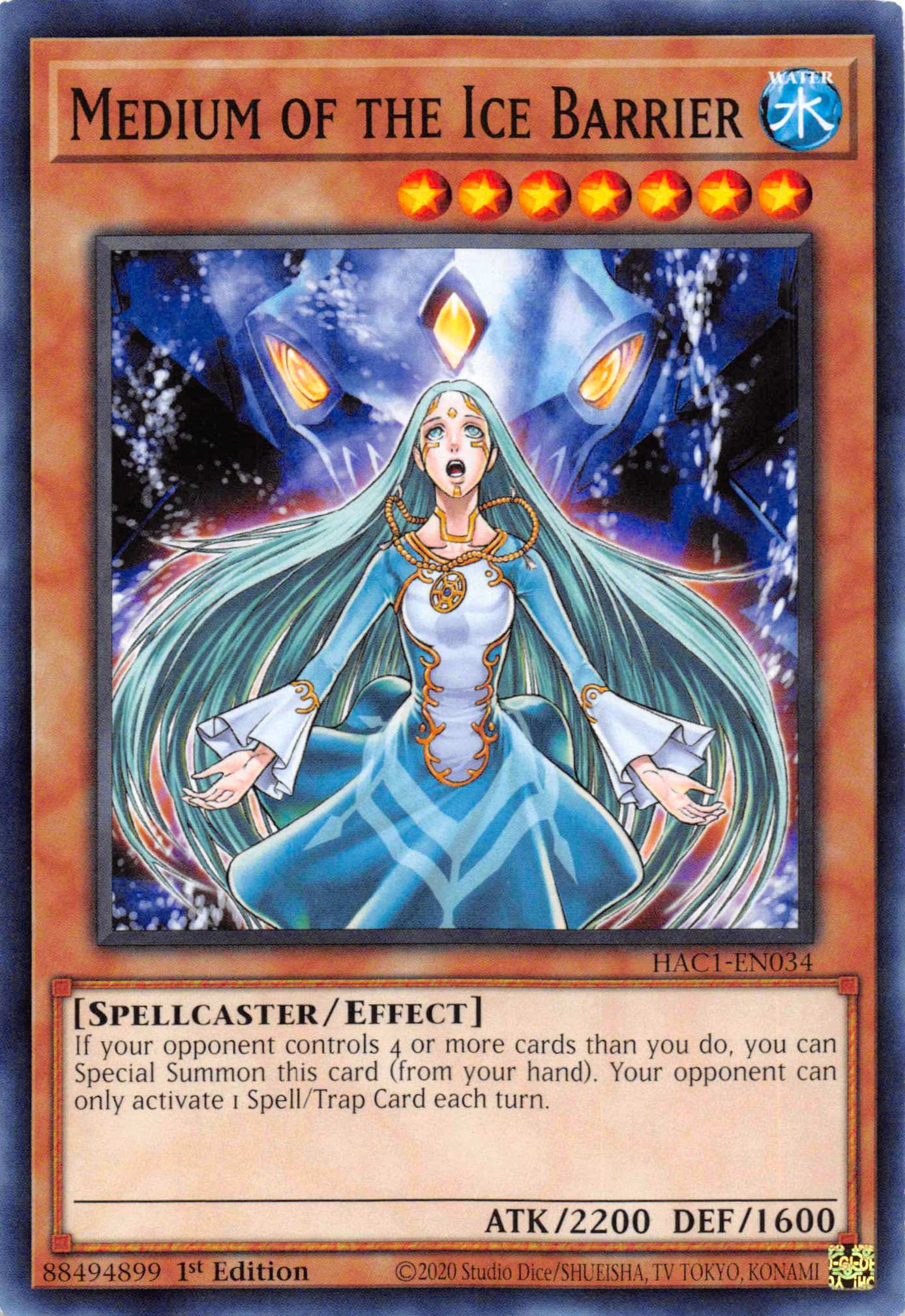 Medium of the Ice Barrier (Duel Terminal) [HAC1-EN034] Parallel Rare | Cracking-Singles