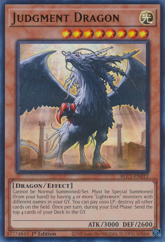 Judgment Dragon [BLC1-EN012] Ultra Rare | Cracking-Singles