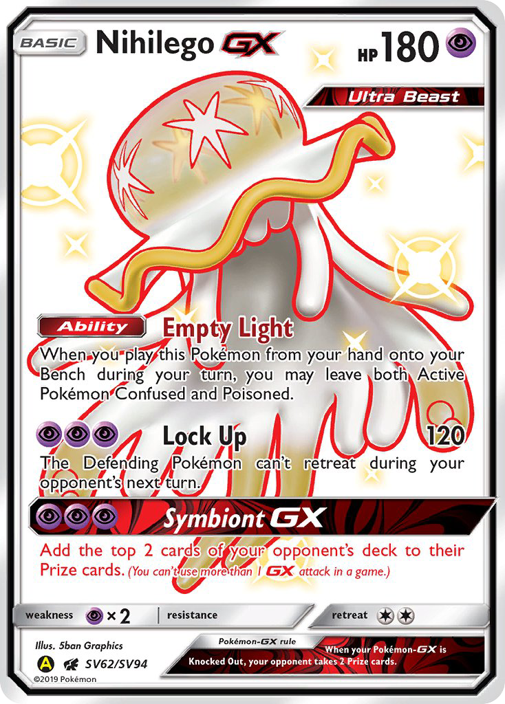 Nihilego GX (SV62/SV94) [Sun & Moon: Hidden Fates - Shiny Vault] | Cracking-Singles