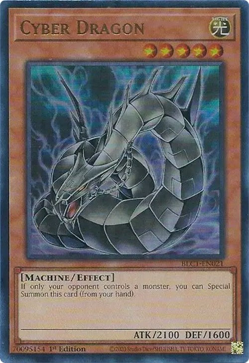 Cyber Dragon (Alternate Art) [BLC1-EN021] Ultra Rare | Cracking-Singles