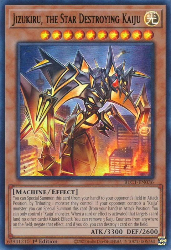 Jizukiru, the Star Destroying Kaiju [BLC1-EN036] Ultra Rare | Cracking-Singles