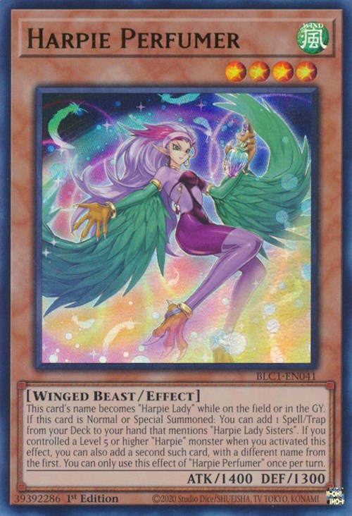 Harpie Perfumer [BLC1-EN041] Ultra Rare | Cracking-Singles