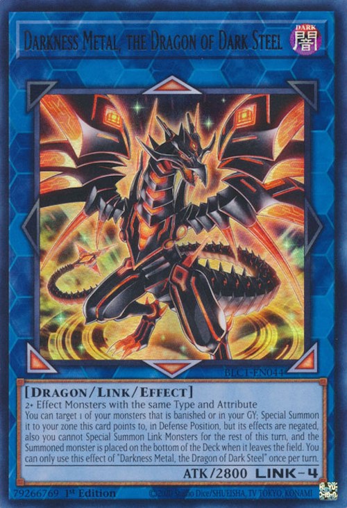 Darkness Metal, the Dragon of Dark Steel [BLC1-EN044] Ultra Rare | Cracking-Singles