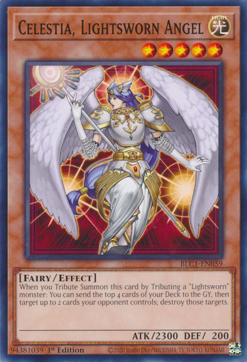 Celestia, Lightsworn Angel [BLC1-EN059] Common | Cracking-Singles