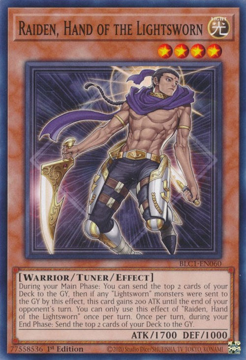 Raiden, Hand of the Lightsworn [BLC1-EN060] Common | Cracking-Singles