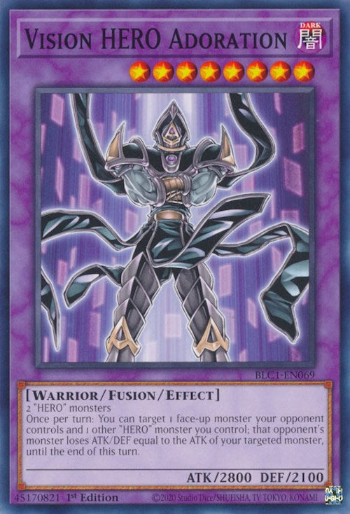 Vision HERO Adoration [BLC1-EN069] Common | Cracking-Singles