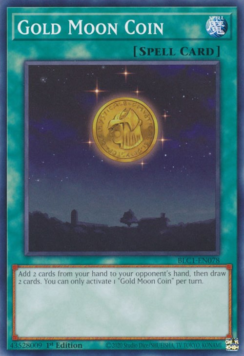 Gold Moon Coin [BLC1-EN078] Common | Cracking-Singles