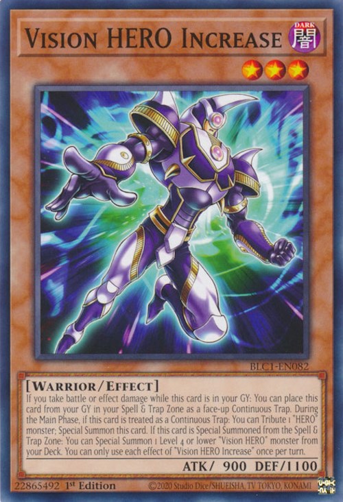 Vision HERO Increase [BLC1-EN082] Common | Cracking-Singles