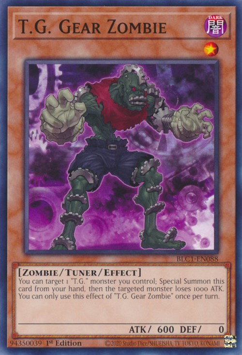 T.G. Gear Zombie [BLC1-EN088] Common | Cracking-Singles