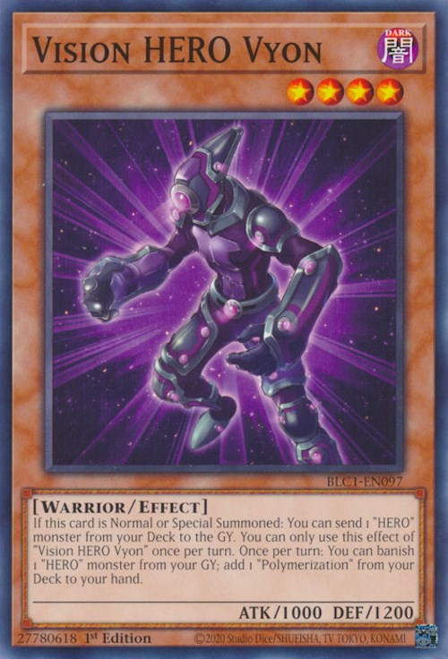 Vision HERO Vyon [BLC1-EN097] Common | Cracking-Singles