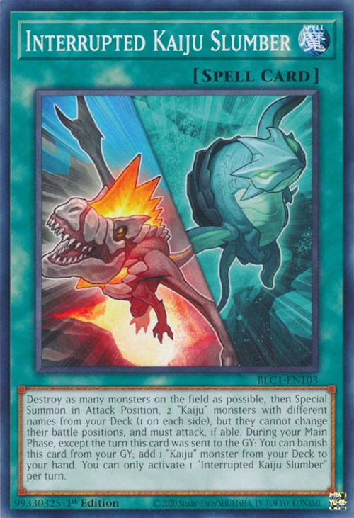 Interrupted Kaiju Slumber [BLC1-EN103] Common | Cracking-Singles