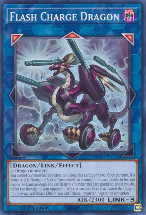 Flash Charge Dragon [BLC1-EN114] Common | Cracking-Singles