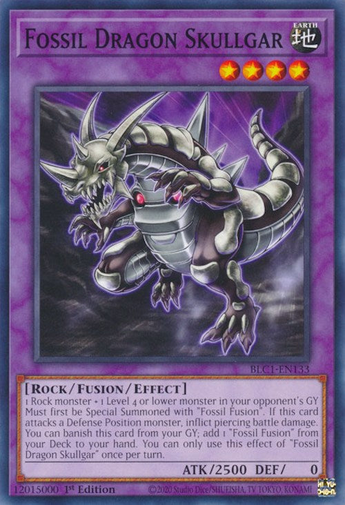 Fossil Dragon Skullgar [BLC1-EN133] Common | Cracking-Singles