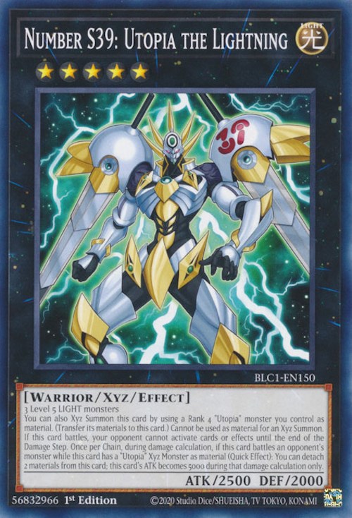 Number S39: Utopia the Lightning [BLC1-EN150] Common | Cracking-Singles