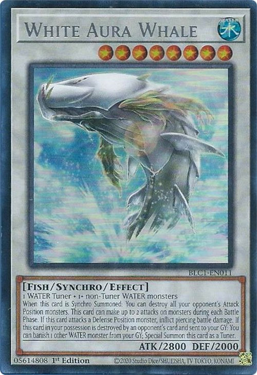 White Aura Whale (Silver) [BLC1-EN011] Ultra Rare | Cracking-Singles