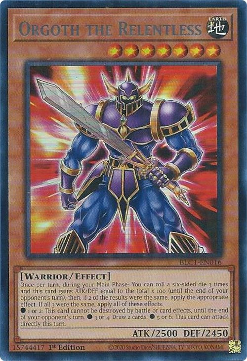 Orgoth the Relentless (Silver) [BLC1-EN016] Ultra Rare | Cracking-Singles