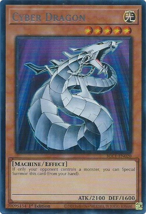 Cyber Dragon (Silver) [BLC1-EN020] Ultra Rare | Cracking-Singles