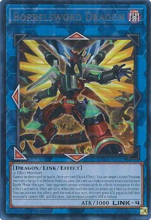 Borrelsword Dragon (Alternate Art) (Silver) [BLC1-EN023] Ultra Rare | Cracking-Singles