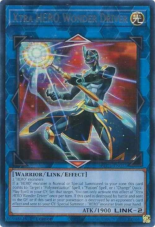 Xtra HERO Wonder Driver (Silver) [BLC1-EN031] Ultra Rare | Cracking-Singles