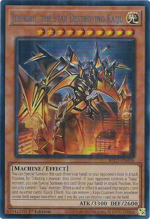 Jizukiru, the Star Destroying Kaiju (Silver) [BLC1-EN036] Ultra Rare | Cracking-Singles