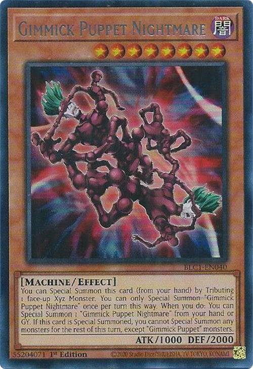 Gimmick Puppet Nightmare (Silver) [BLC1-EN040] Ultra Rare | Cracking-Singles