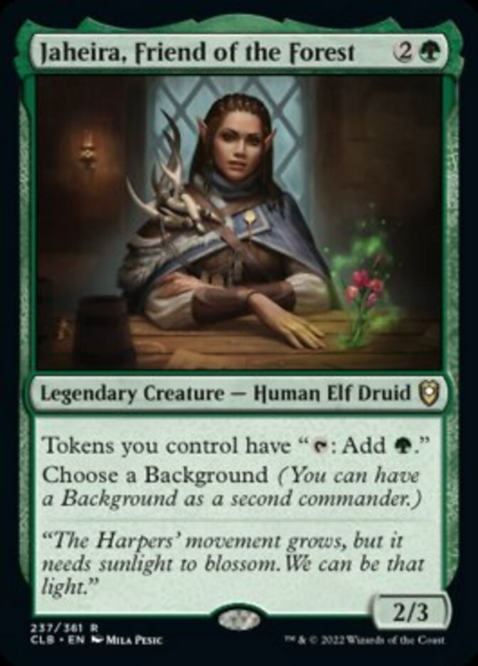 Jaheira, Friend of the Forest [Commander Legends: Battle for Baldur's Gate] | Cracking-Singles