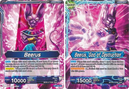 Beerus // Beerus, God of Destruction [BT1-029] | Cracking-Singles