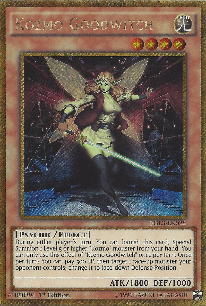 Kozmo Goodwitch [PGL3-EN025] Gold Secret Rare | Cracking-Singles