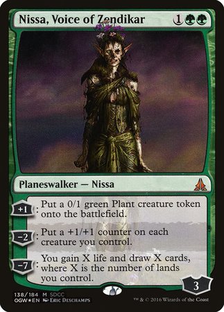 Nissa, Voice of Zendikar SDCC 2016 EXCLUSIVE [San Diego Comic-Con 2016] | Cracking-Singles