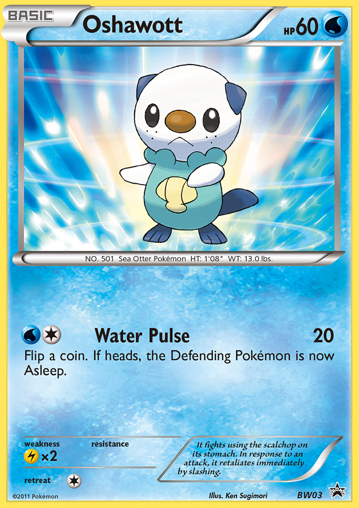 Oshawott (BW03) [Black & White: Black Star Promos] | Cracking-Singles