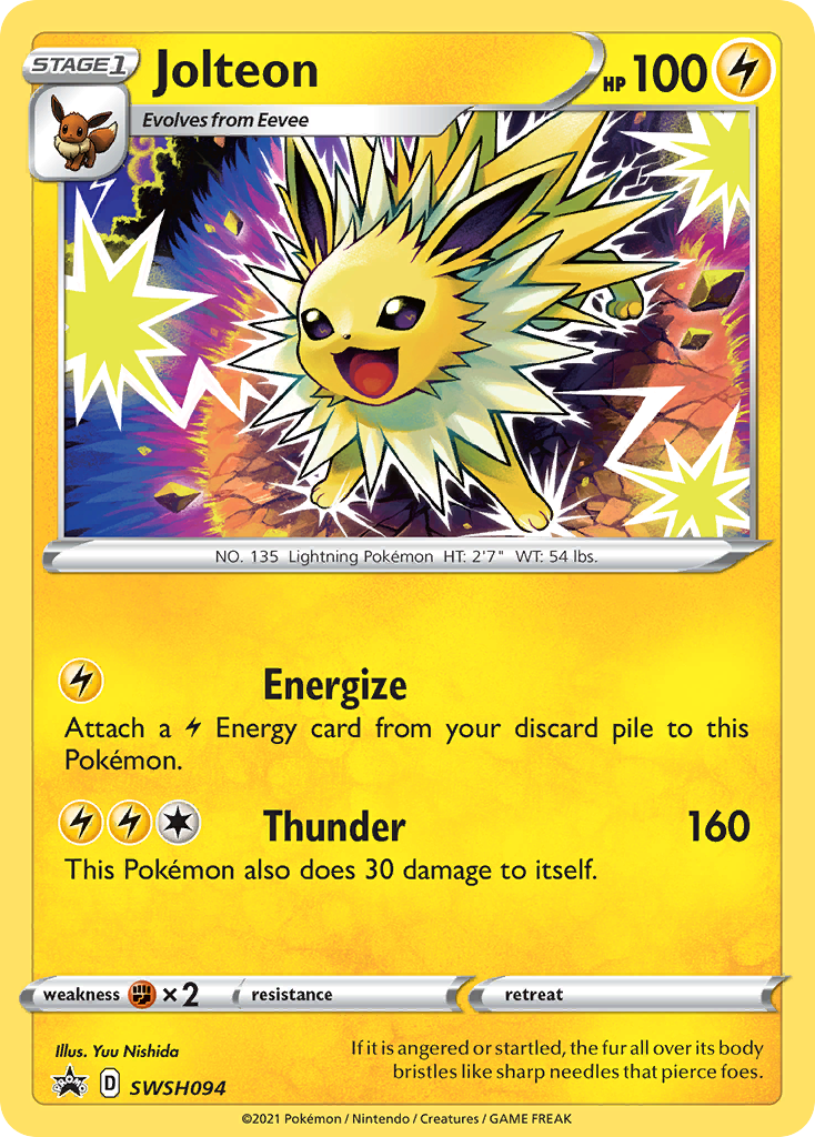 Jolteon (SWSH094) [Sword & Shield: Black Star Promos] | Cracking-Singles