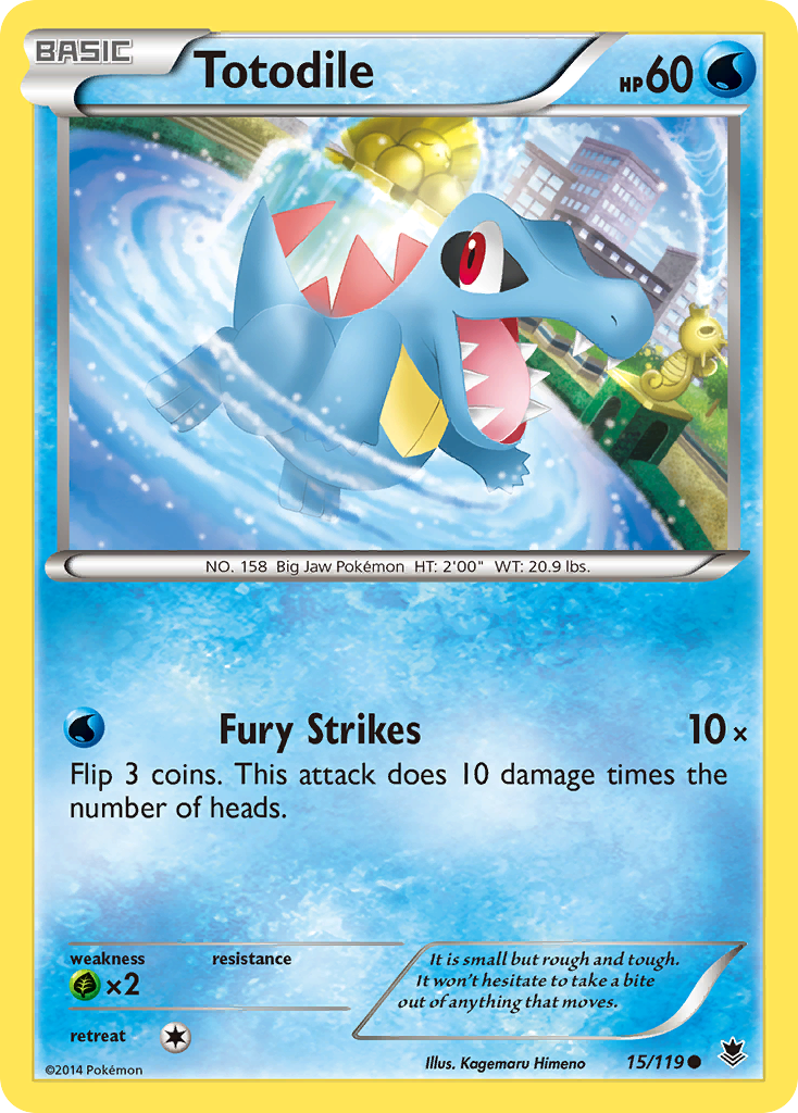 Totodile (15/119) [XY: Phantom Forces] | Cracking-Singles