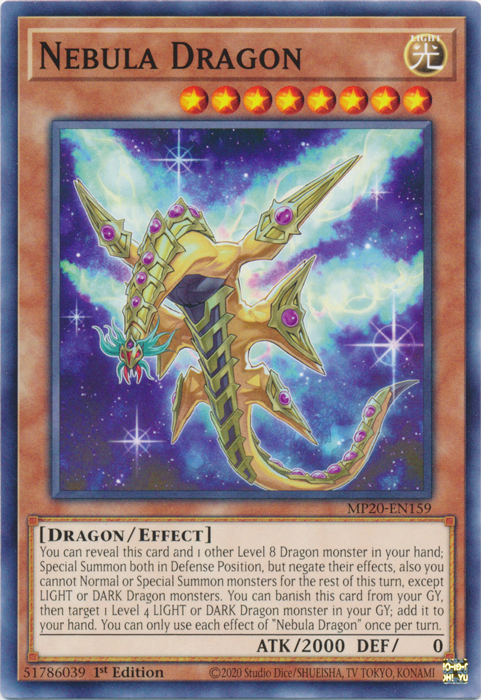 Nebula Dragon [MP20-EN159] Common | Cracking-Singles