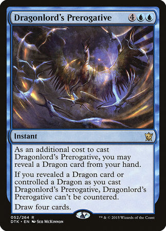 Dragonlord's Prerogative [Dragons of Tarkir] | Cracking-Singles