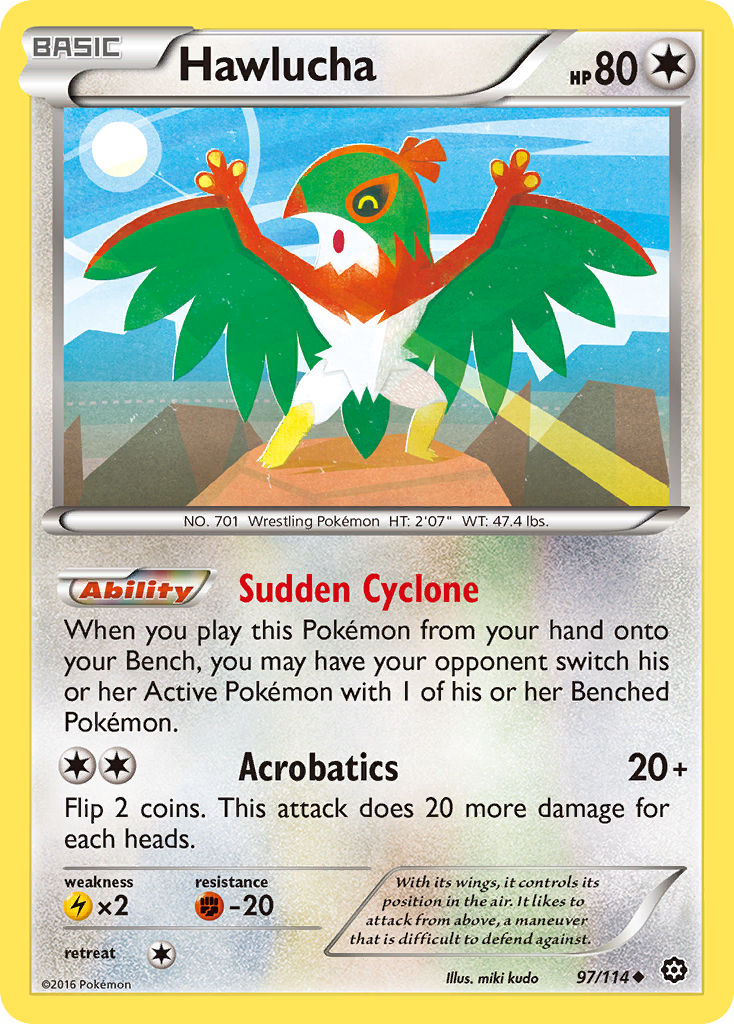 Hawlucha (97/114) [XY: Steam Siege] | Cracking-Singles