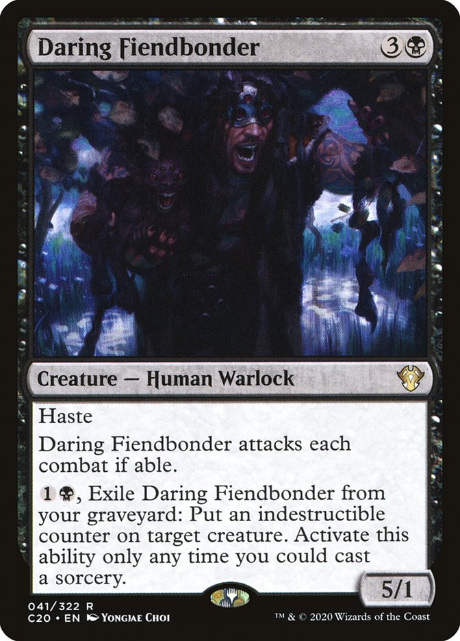 Daring Fiendbonder [Commander 2020] | Cracking-Singles