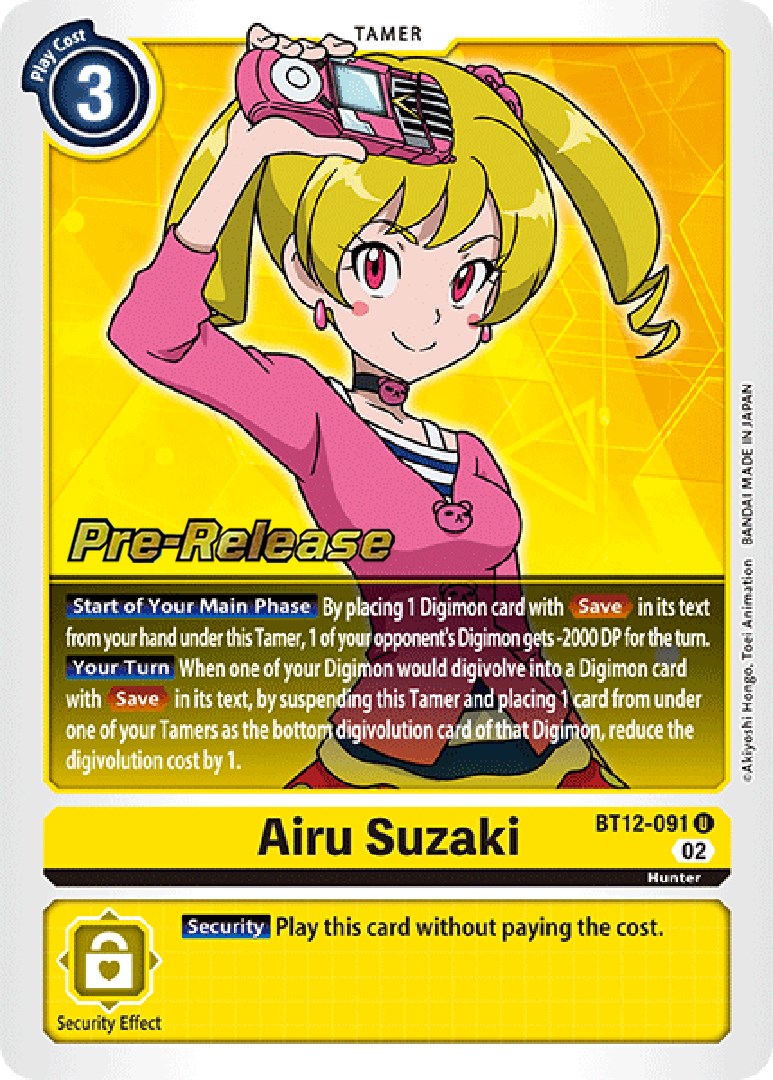 Airu Suzaki [BT12-091] [Across Time Pre-Release Cards] | Cracking-Singles