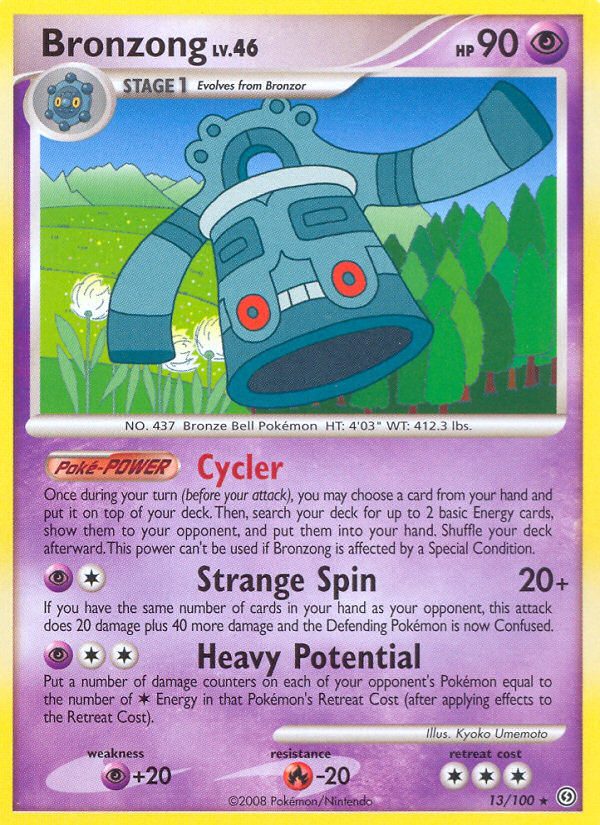 Bronzong (13/100) [Diamond & Pearl: Stormfront] | Cracking-Singles