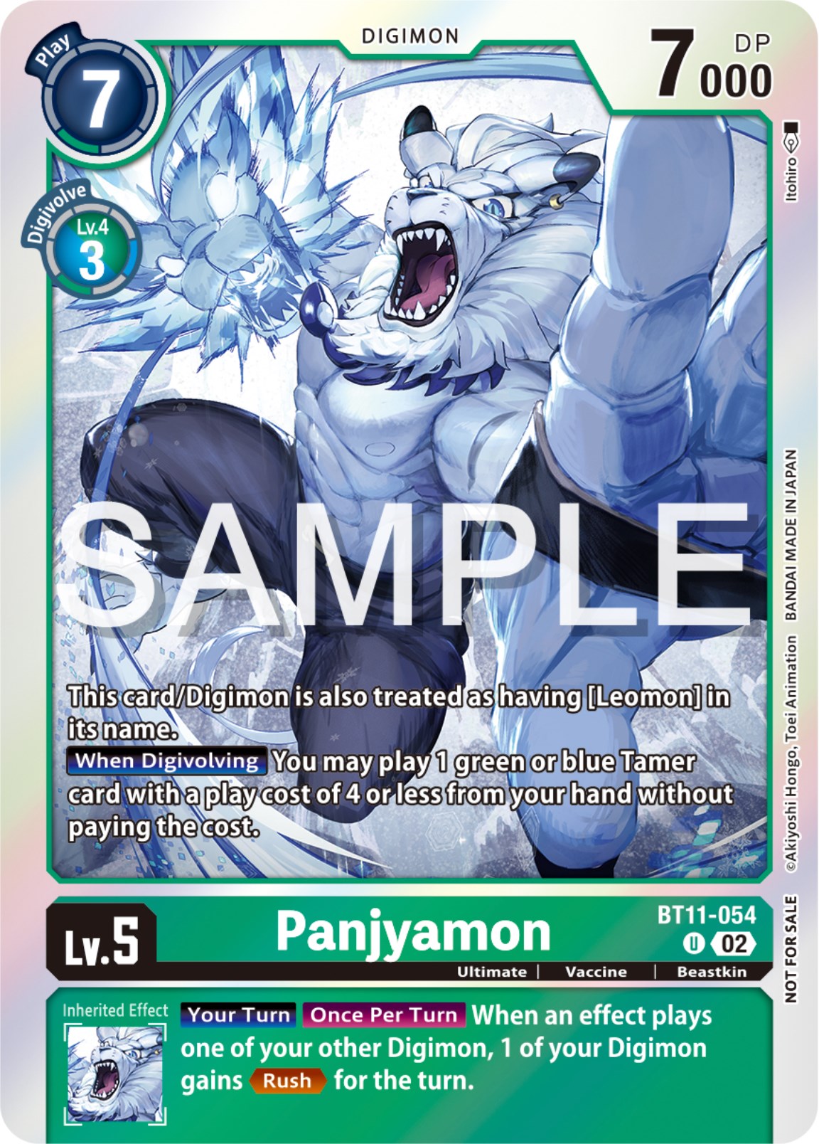 Panjyamon [BT11-054] (Event Pack 6) [Dimensional Phase Promos] | Cracking-Singles