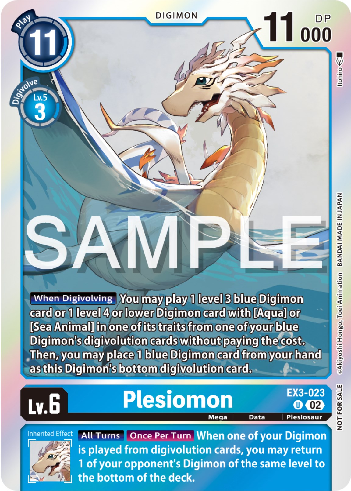 Plesiomon [EX3-023] (Event Pack 6) [Draconic Roar Promos] | Cracking-Singles