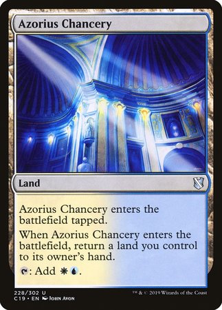 Azorius Chancery [Commander 2019] | Cracking-Singles