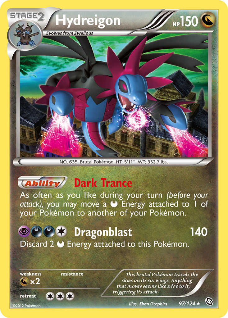 Hydreigon (97/124) [Black & White: Dragons Exalted] | Cracking-Singles