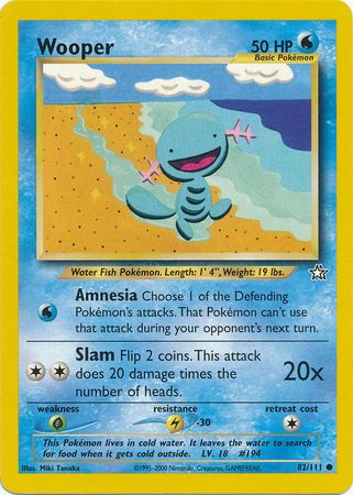 Wooper (82/111) [Neo Genesis Unlimited] | Cracking-Singles