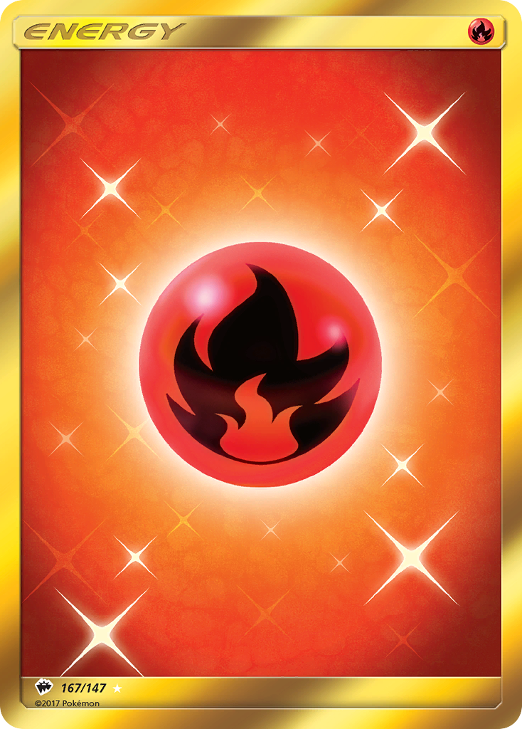 Fire Energy (167/147) [Sun & Moon: Burning Shadows] | Cracking-Singles