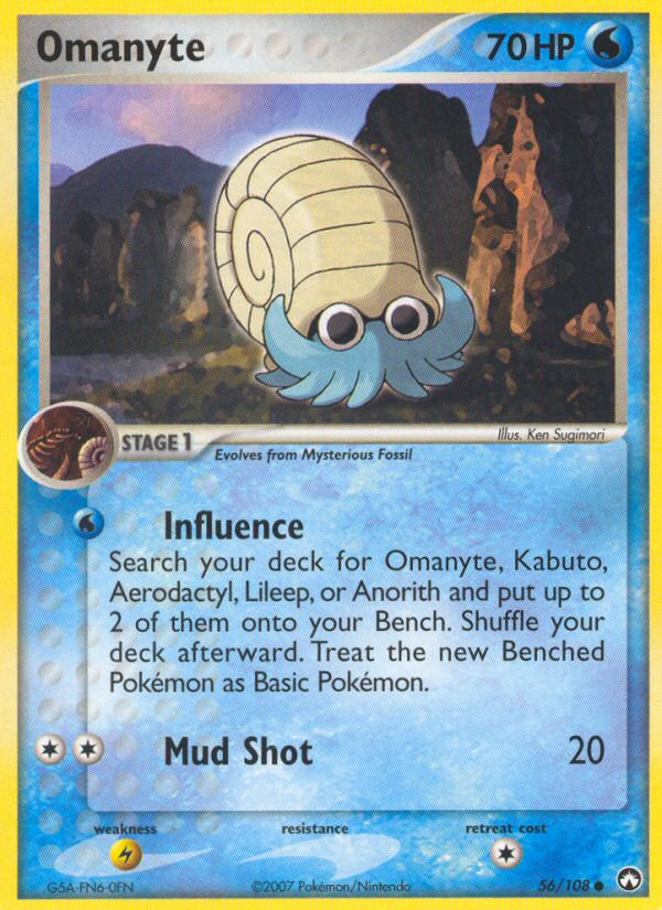 Omanyte (56/108) [EX: Power Keepers] | Cracking-Singles